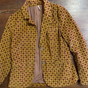 Free People velvet 70’s blazer (small)